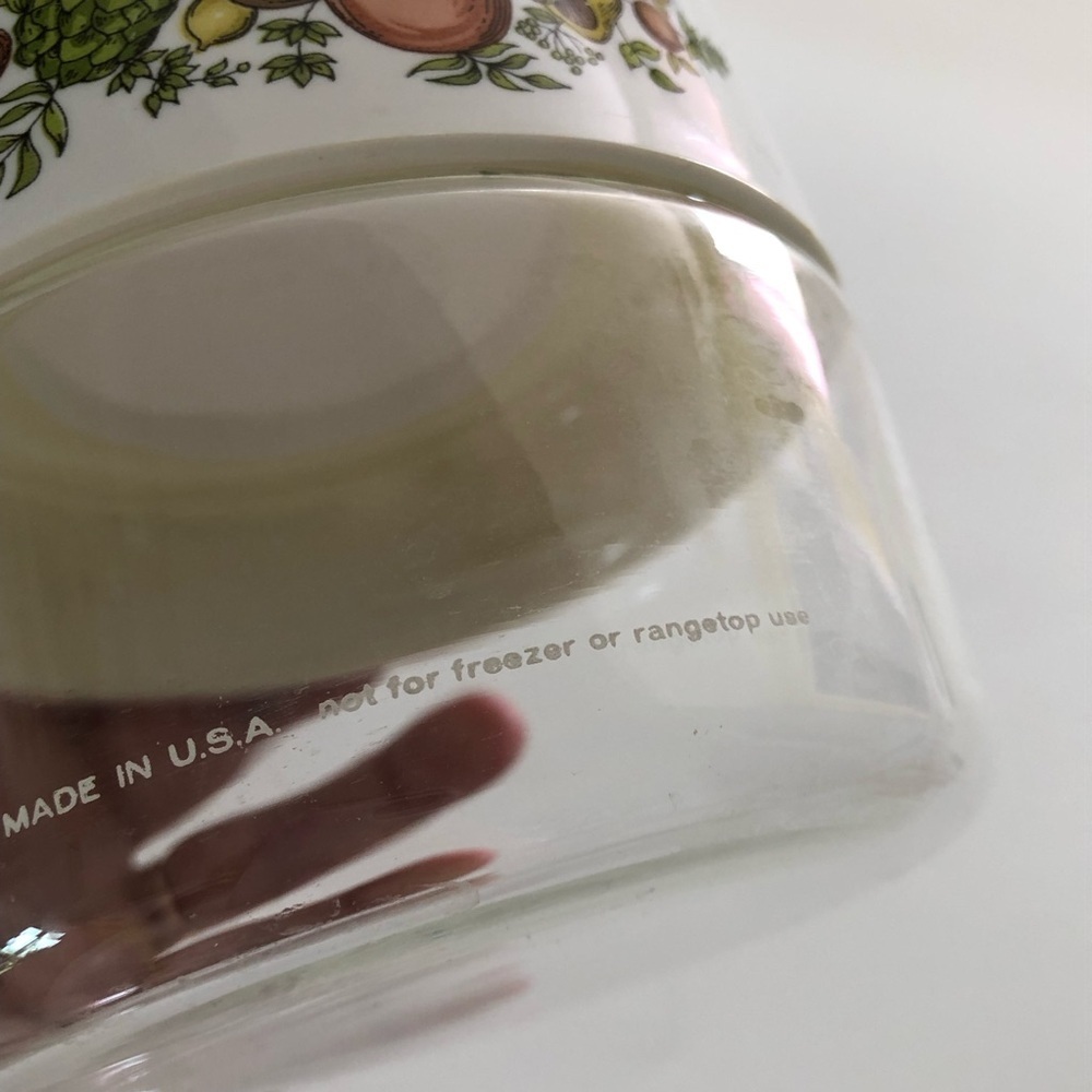 Vintage Pyrex Corning Spice of Life Glass Canister Storage Jar Lid Gasket 0593 - Picture 5 of 7